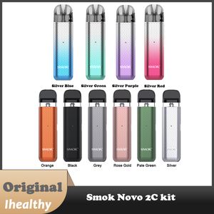 Smok Novo 2C Kit da 800 mAh Batteria con 2 ml Novo 2x Meshed 0,8OHM MTL Pod Electronic Sigarette Vaporizer