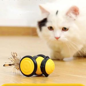 Smart Cat Toy Car милый пчел интерактивные наклейки на стике