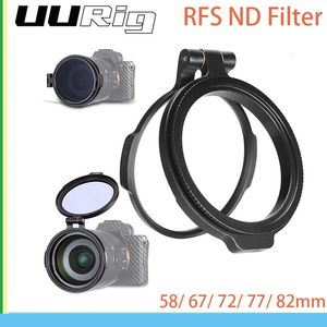 UURig RFS ND-фильтр, быстрая система, аксессуар для цифровой зеркальной камеры, кронштейн быстрого переключения для адаптера объектива 5867727782 мм, откидной флип 231226