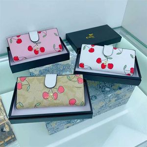 16% OFF Designer bag New Kou Long Three Fold Women's Handbag High Quality Box Matching Wallet Women