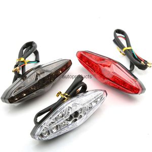 Luzes traseiras de motocicleta universais LED de frenagem traseira LED 12V AVISO TRAFIA LUZES DE CONSSELÃO ACESSORES MODIFICADOS