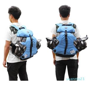 Moda açık çantalar unisex profesyonel roller patates backpack spor dayanıklı çok cep erkek