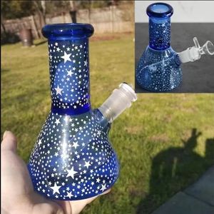 Tubos de água Percolador Hookahs Shisha Heady Glass Bong Smoke Pipe Bubbler Dab Rigs com junta de 14mm