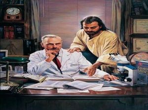 Ng 0094 Сложный случай, когда Иисус врач, домашний декор HD, печатная масляная живопись на холсте стены, картинки 2001081192813