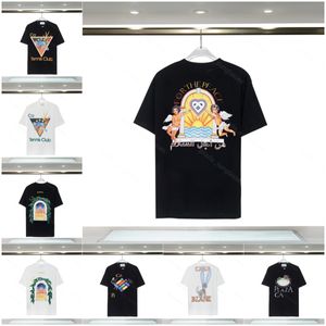 Tasarımcı T-Shirt Erkek Kadın Pamuk T-Shirt Casa Bahar/Yaz Yeni Harikalar Diyarı Kapısı Yıldız Kalesi Casa Mektubu Logo Kısa Kollu Çift T-Shirt Wholesale001