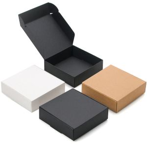 Solid Color Series Gift Box Candy Chocolate Box Comemade Soap Box поддерживает индивидуальную печать 231227