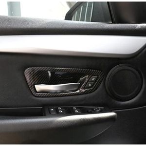 Aksesuarlar karbon fiber tarzı iç kapı kase çıkartmaları BMW 2 Serisi Aktif Tourer F45 Abs Araba Kapısı Bilekleri Dekorasyon Pullar
