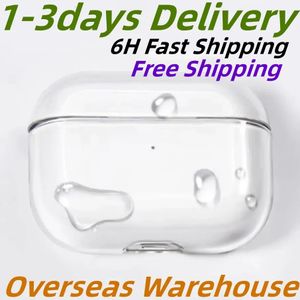 USA Stock for Pro 2 Air Pods 3 Earphones Airpod Bluetooth Headphone Accessories Solid Silicone Cute Protective Cover Apple Wireless Charging Box TPU Case