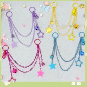 Ita Bag Chain Accessories Decoration Candy Colors Stars Bells Adjustable DIY Hanging For Women Anime H307 231227