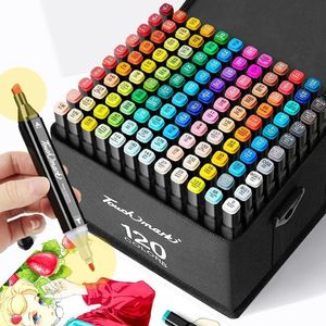 Набор маркеров для манги, 12-168 цветов, маркер для рисования, школьные художественные принадлежности для художника, корейские канцелярские принадлежности 231227
