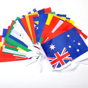 100200 Farklı Ülke String Flags International Bunting Flama Banner Dekoru Spor Kulüpleri Parti Etkinlikleri 231227