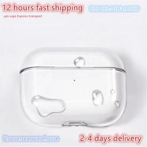 For Airpods pro 2 air pods 3 Earphones airpod Bluetooth Headphone Accessories Solid Silicone Cute Protective Cover Apple Wireless Charging Box Shockproof 2nd Case