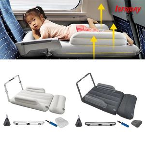 Baby Child Inflatable Mattress Air Bed Long Distance Teavel Car Plane High Speed Rail Travel Self Driving Rear Sleep 231227