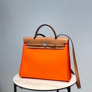 Klasik çok yönlü gündelik gıcık tuval çantası, genç ve canlı renk bloğu, ünlü tasarımcı tembel spor tarzı sırt çantası, erkek ve kadınların evrensel tarzı el çantası
