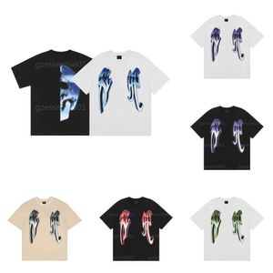 Mens Tshirt Tasarımcı T Shirt Moda Tshirt Modaya Metaller Mektup Revenges Kafatası Baskı Yaz Kısa Kollu Yuvarlak Yuvarlak Üst Sokak Gevşek Tişört Erkekler Giyim