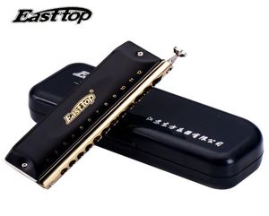 Easttop kromatik mızıka 12 delik 48 ton ağız organ mavisi arp müzik enstrümantos Anahtar C Müzik Aletleri Doğu Top T12481079698