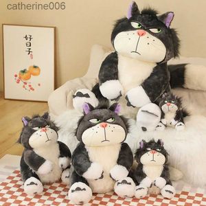 Animais de pelúcia de pelúcia 10-65cm Lúcifer Cat Prigud Princess Dream Cartoon Lúcifer Toys de pelúcia Kawaii Anime Cat Plush Toy Natal Presentes de Natal para Kidsl231228