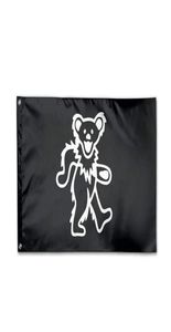 Minnettar Dead Bear bayrağı 3 x 5 ayak dekoratif 100d polyester kapalı dış mekan asılı dekorasyon bayrağı pirinç gromets 3051389
