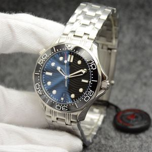Menwatch 41 -мм автоматические механические наружные мужские часы часы часы Black Dial с браслетом из нержавеющей стали.