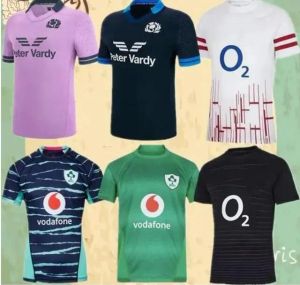 Ucuz 23-24 İrlanda Rugby Jersey Sesli Kit İskoçya İngilizce Güney İngilteres İngiltere Afrika Evi Uzakta Alternatif Afrika Rugby Gömlek S -3XL