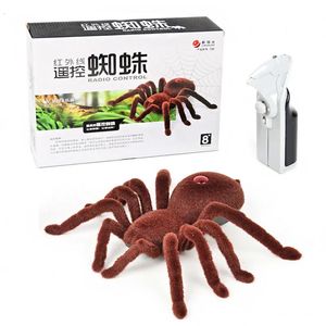 RC Hayvan Oyuncak Araba Kızılötesi Uzaktan Kumanda Örümcek Simülasyon Modeli Elektrikli Trawn Böcek Oynatma Çocuk İçin Zor Kuşak Hediyesi 231229