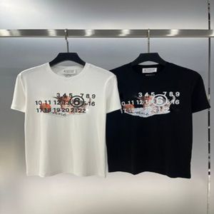Camiseta masculina designer camiseta homens e mulheres em torno do pescoço de manga curta padrão digital masculino esportes ao ar livre topo