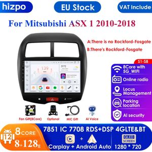 10.33 '' 7862 Akıllı Sistem 2din Android Araba Radyosu Mitsubishi ASX 1 GPS Navi Carplay Otomatik 4G Rds