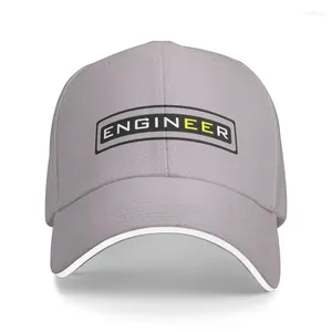 Бейсбольные кепки на заказ, забавная бейсболка инженера для мужчин и женщин, регулируемая инженерная кепка, механическая шляпа для папы, спортивная