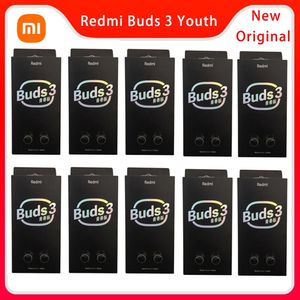 Ушники 3/6/10pcs Redmi Buds 3 Молодежное издание xiaomi наушники Tws Wireless Bluetooth 5.2 Gaming Hearset Touch Control Наушники 3 Lite