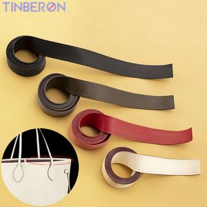 TINBERON Bolsa de cuero real Correa de borde DIY Hecho a mano Aplicar al bolso Bolsa de axila Bolsa de repuesto Bolsa de reparación de banda lateral Accesorios 231228