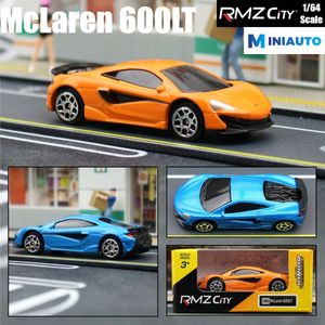 1 64 McLaren 600LT 1 64 литая под давлением супер спортивная игрушечная модель автомобиля 3 колеса миниатюрный сплав подарок для детей мальчиков спичечный коробок 231228