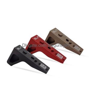 Acessórios táticos aperto de metal para slr ldag mlok keymod ferroviário caça brinquedo rifle airsoft m4 m16 handstop entrega gota