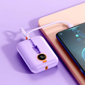 Банки 66W Super Fast Fasting Power Banks для iPhone Powerbank Powerbank Portable Extrable Actulet Charger для iPhone Xiaomi