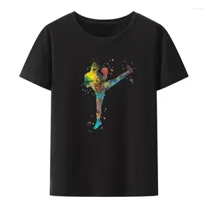 Erkek Tişörtleri Dövüş Üstleri Lady Muay Thai Boks Konforlu Baskılı T-Shirt Street Fashion Camisetas Street Giyim Erkekler Giyim Kısa Sleev