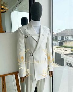 Ceketler Yeni Suits Blazers Erkekler İçin Düğün Takımları 2023 Ceket Pantolon Tasarımı Son Kostüm Homme Moda Resmi Smokin Damat Takım Elbise