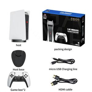 PS5 M5 Handheld Console Taşınabilir Oyunlar Retro Arcade Video Oyunları Sesli Kablosuz Ev Oyunları HDMI Çift Joystick PS5 Denetleyici Konsolu Perakende Kutusu ile Ana Bilgisayar Ana Bilgisayar