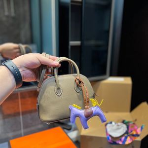Знаменитая дизайнерская мини-сумочка, сумка-ракушка, практичная сумка для покупок для женщин, милый нулевой кошелек, милая и компактная сумка для телефона, небольшие аксессуары для украшения лошадей