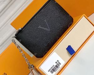 Luxury Designer bag key chain pouch Men Women Keychains Accessories Mini purse Lover Keychains Zip pocket Fashion card holder Small leather bags