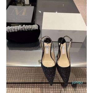 JC Jimmynessity Choo High Dress Pointy Heels Quality High Shoes House High Heel Banquet Date Party Party Toes Большой размер 34-40 Sparkle Wild Glitter 03