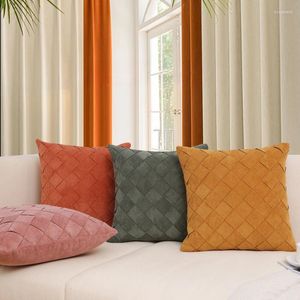 Yastık yastık kılıfı elle dokuma yatak odası oturma odası kanepe el ev dekor kapağı yumuşak minimalist tasarım All- 45