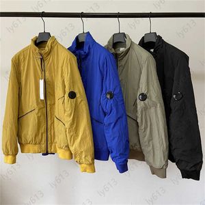Mens Ceketler Tasarımcı Kış rüzgarlık ceketi sıcak üstler İngiliz gençlik hipster gündelik spor hırka fermuar uzun kollu stand-up yaka pamuk ceket CP ceket