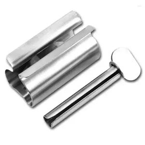 Banyo Aksesuar Set Tüp Boya Tembel Dispenser Ekstrüzyon Aksesuarları Banyo 1 PCS Alet Pigment Squeezer Sıkıcı Metal Diş Macunu Ekstrüder