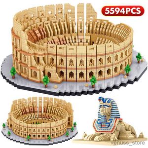 Bloklar Köprü Kule Dünya Yapı Taşları Colosseum Louvre Ünlü Mimari Gezi Modeli Simülasyon Oyuncaklar R230701
