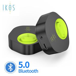 Konektörler IKOS Bluetooth Verici ve Alıcı TV Projektör Kulaklıkları için Set 3.5mm AUX RCA Kablosuz Ses Adaptörü Ev hoparlörleri için