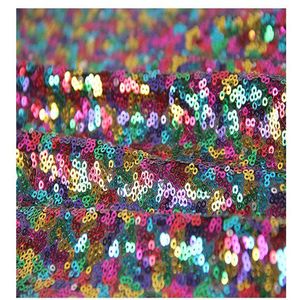 Keepsakes Sparkle Embroidery Sequin Fabric Material Glitter Mesh For Clothing Bags Party Events Table Covers Cushion Bag Decors 230701