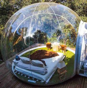 Outdoor Beautiful Inflatable Bubble Dome Tent 3M Diameter Hotel With Blower Factory Wholesale Transparent Bubble House !