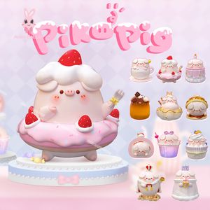 Слепая коробка Piko Pig Dessert Box Toys Mystery Mistery Caja Misteriosa Caixa Surprise Anime Figure Kawaii Model Girl Gift Birthday 230630