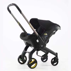 Bebek Arabası Araba Koltuğu Yenidoğan Pusetler Için Bebek Buggy Güvenlik Sepeti Arabası Hafif 3 in 1 Seyahat Sistemi