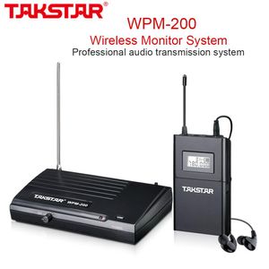 Микшер Takstar Wpm200, беспроводной монитор, система передачи звука, УВЧ-диапазон частот, ЖК-дисплеи для мониторинга студии звукозаписи