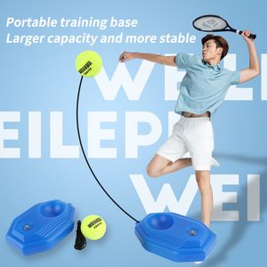 Bolas de tênis rebote de tênis com corda elástica único dispositivo de treinamento de tênis para cães de estimação para prática de tênis treinador de bola 230703